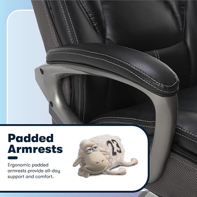 Serta Lautner Executive Home Office Desk Chair, Ergonomic High-Back - Image 7
