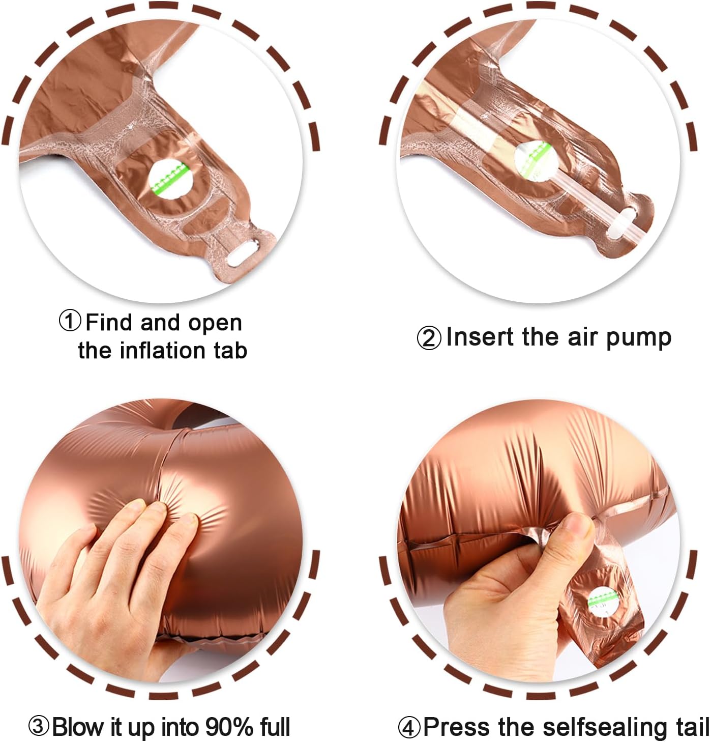 Dark Brown Number 7 Birthday Balloon 40 Inch, Digital Balloons for 7 17 27 70 77 Party Celebration Decorations Supplies, Coffee Brown Mylar Foil Numbers Balloon for Seven Wedding Anniversary