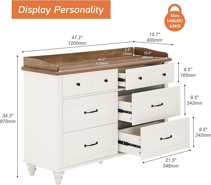 WAMPAT Dresser for Bedroom - Image 2