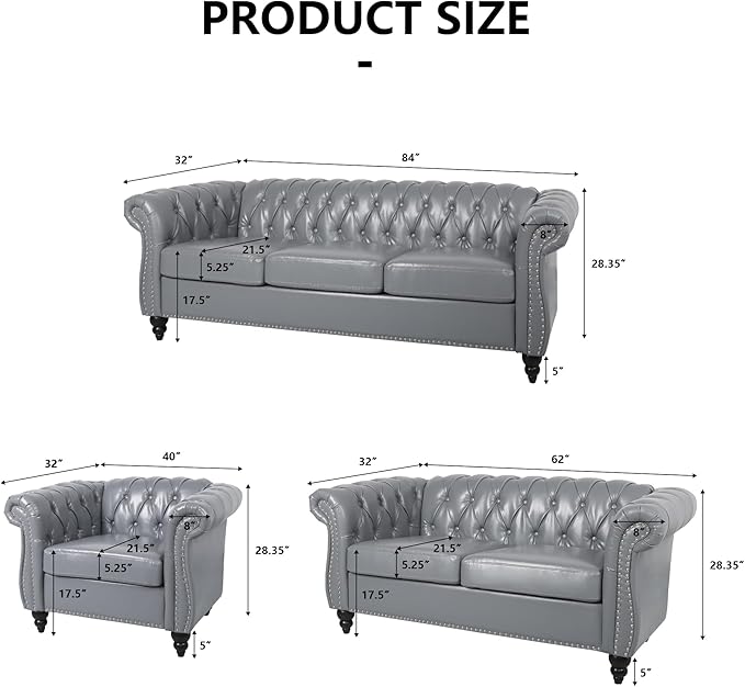 AVZEAR Leather Upholstered Armchair, Single Sofa Chair - Image 2