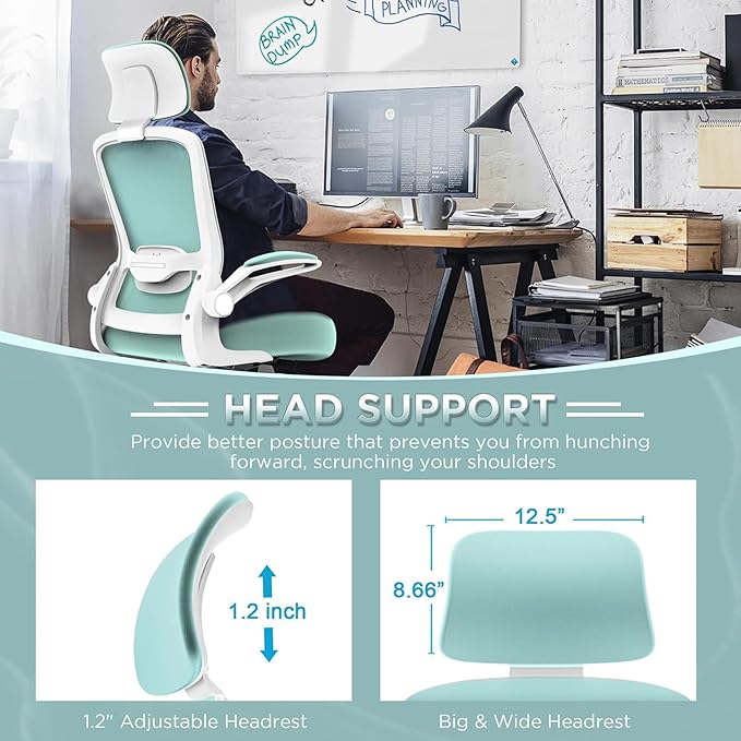 Mimoglad Office Chair, High Back Ergonomic Desk Chair - Image 2