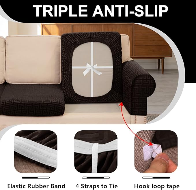 UNBBRRL Stretch Couch Armrest Covers - Image 3
