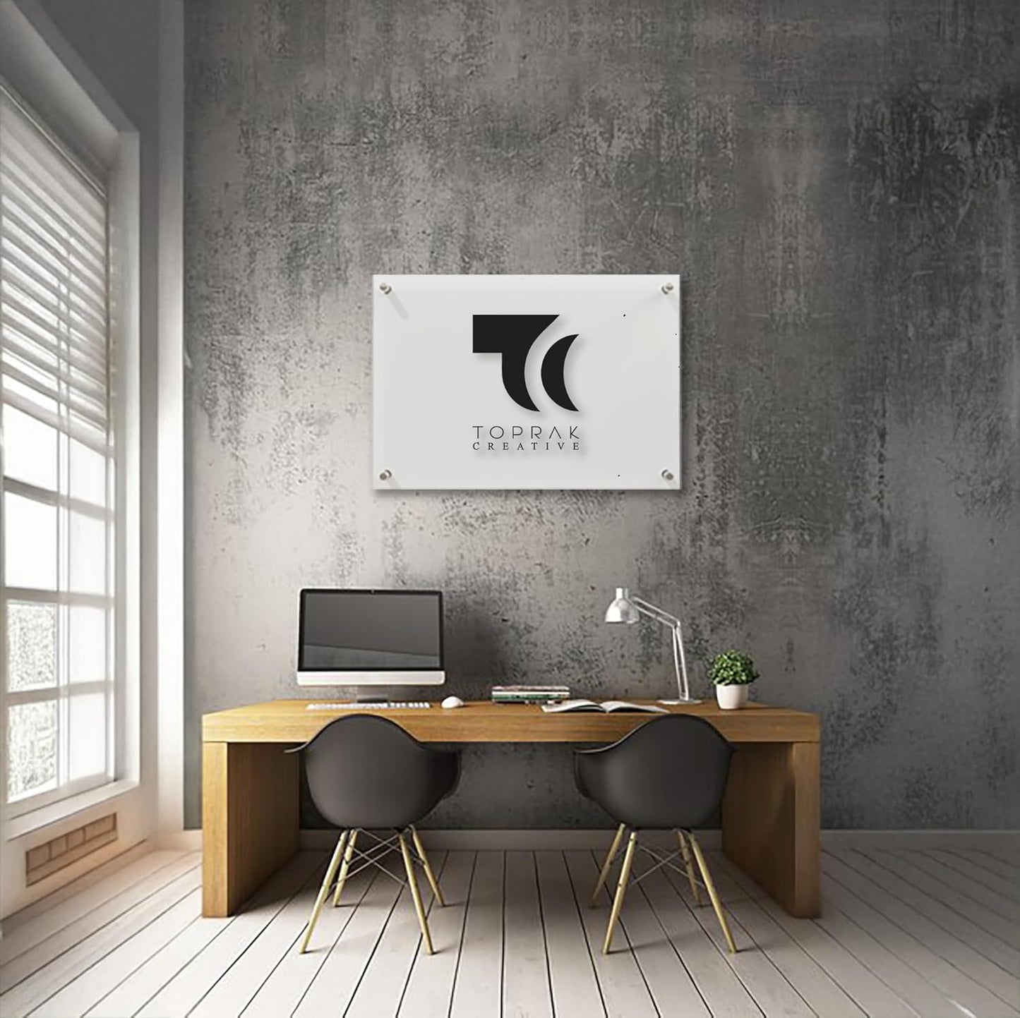 Large Custom Business Logo Sign, Personalized Acrylic Store Front Sign For Office, Wall Hanging, Gift For Business, Company Logo Display, Custom Office Plaque