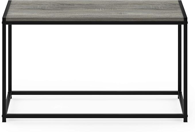 FURINNO Camnus Modern Living Coffee Table, French Oak Grey - Image 6
