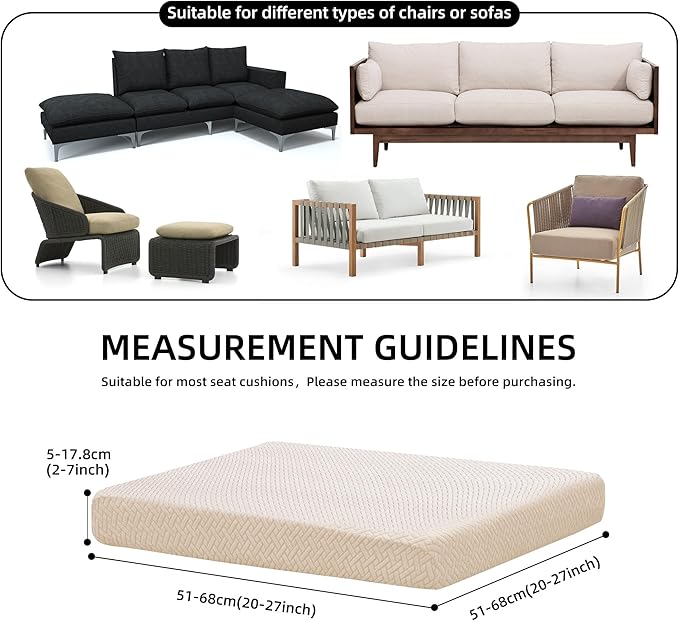 Outdoor Cushion Covers Set, Replacement - Image 2