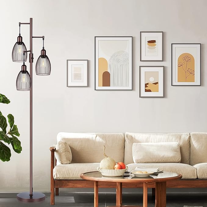 Torondo Dimmable Floor Lamp, Industrial Floor Lamps - Image 4