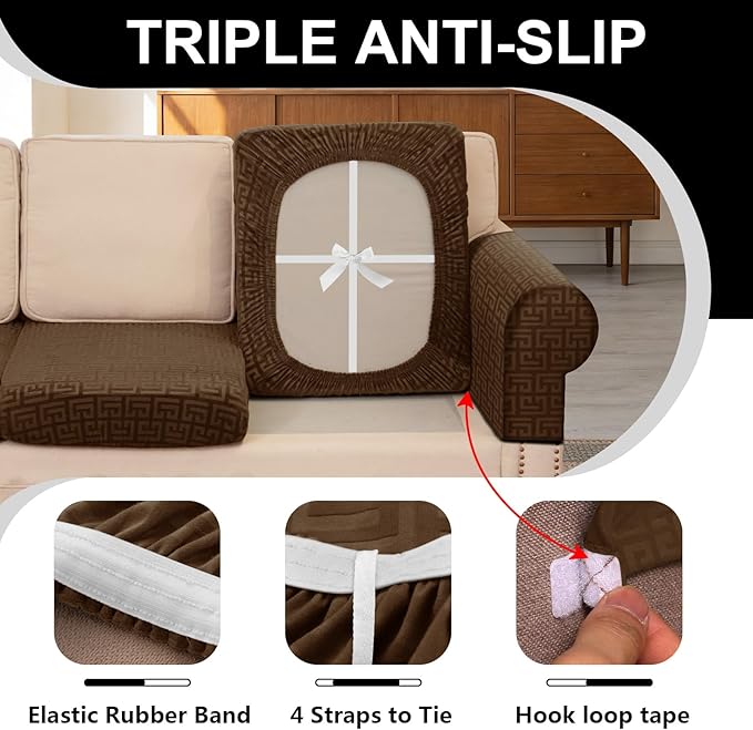UNBBRRL Stretch Couch Armrest Covers - Image 3