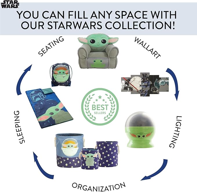 Idea Nuova Disney Star Wars The Mandalorian, Grogu aka The Child Toddler 19” - Image 7