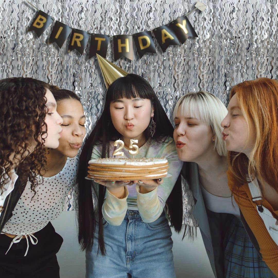 Silver Streamers Photo Backdrop Shimmer Wall Backdrop, Christmas Decorations, Bachelorette Party Supplies, Women Birthday Decorations, Engagement Party Decor, Disco Parties Favor, Bridal Shower Decor