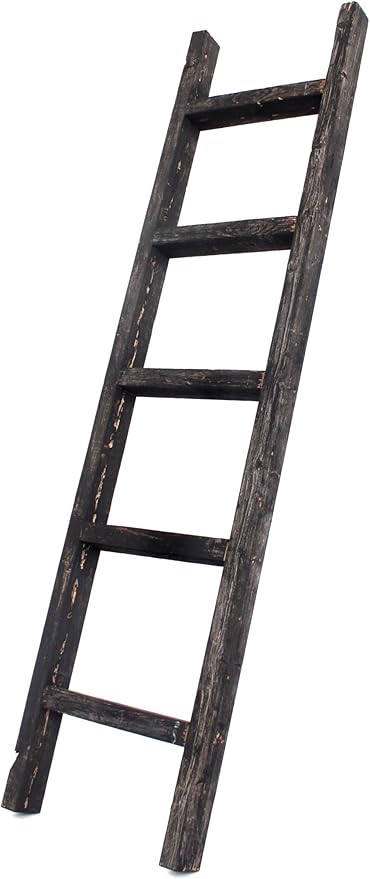 BARNWOODUSA Rustic Decorative Ladder - Image 2