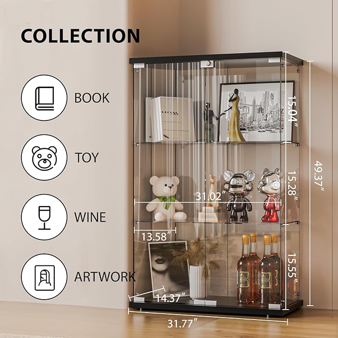 FANYUSHOW Glass Display Cabinet - Image 2