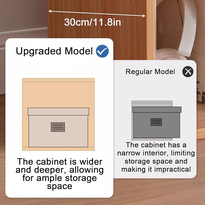 Versatile wooden storage cabinet, space-saving modular organizer - Image 8