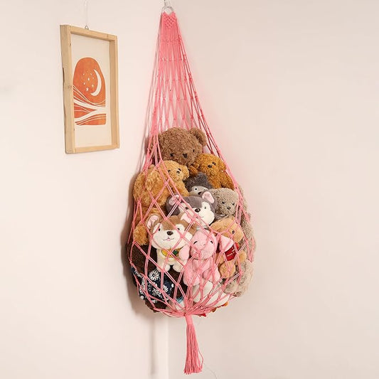 Amdermi Stuffed Animal Net or Hammock Corner Hanging Net by Amdermi