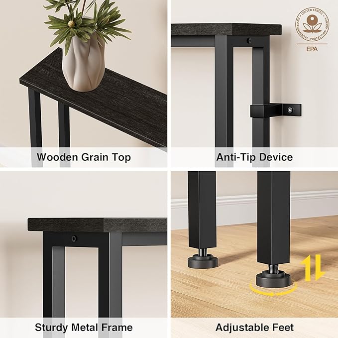 Keelian 70" Narrow Console Sofa Table - Image 5