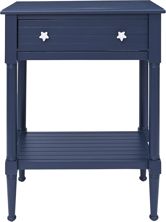 Linon Raleigh Navy Accent Table - Image 8