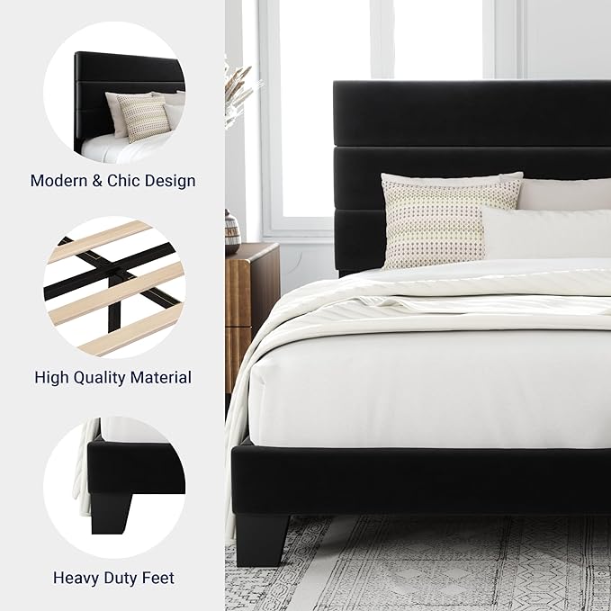 Allewie King Size Platform Bed Frame - Image 6