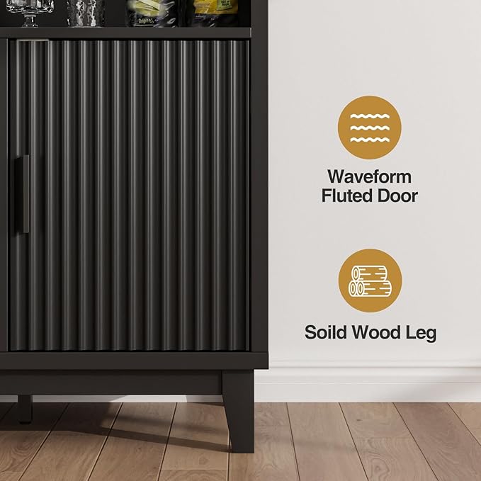 FiveWillowise Fluted Buffet Cabinet - Image 3