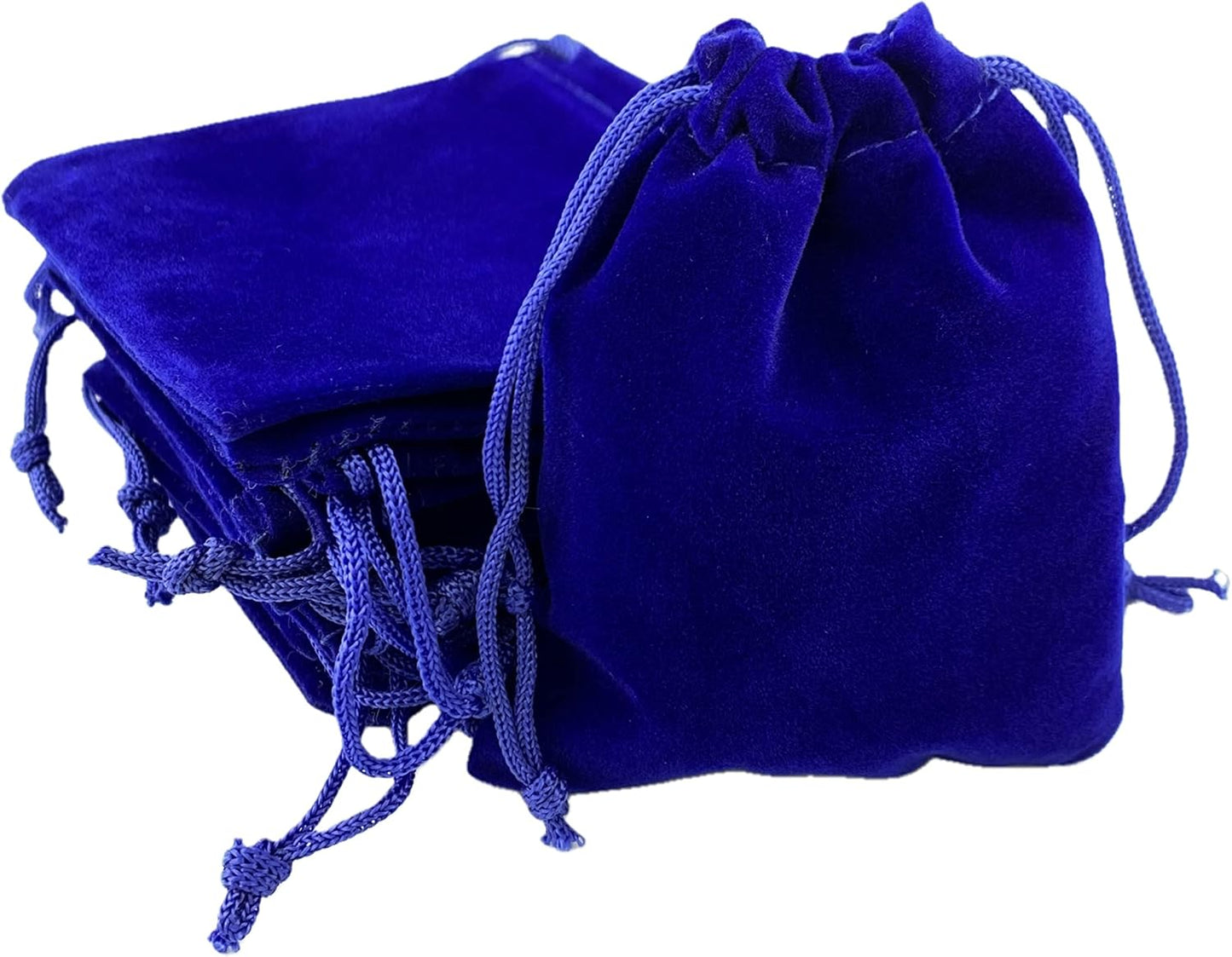 Palmhomee Pack of 48 3x4 Inch Velvet Drawstring Bags Gift Bag Velvet Pouch For Jewelry Wedding and Party Favor (Royal Blue)