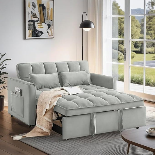 3 in 1 Convertible Sofa Bed, Love Seat Sleeper Bed by Outdoorchairs