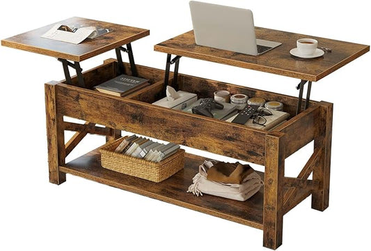 Rolanstar Coffee Table 47.2", 2 Way Lift Top by Rolanstar