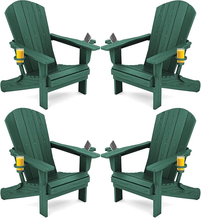 SERWALL Adirondack Chair with Cup Holders by SERWALL
