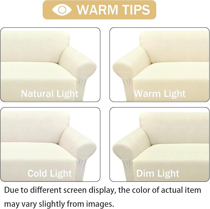 Sofa Slipcover with 2 Pillow Cover - Image 6
