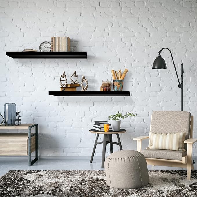 SAUMONIERES 24 Inch Floating Wall Shelves - Image 4