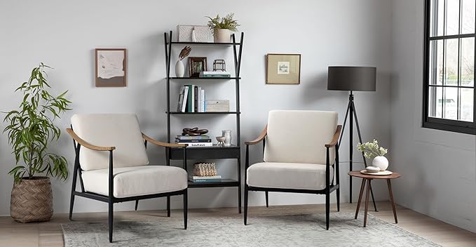 RNKSFX Modern Accent Chair for Living Room Bedroom Mid Century Arm Chair - Image 8