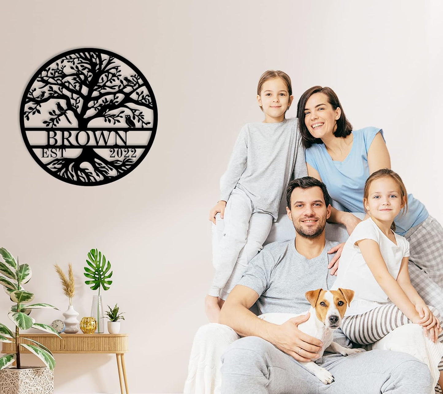 Personalized Tree of Life Metal Sign, Custom Name Sign, Tree of Life Wall Decor,Tree of Life Wall Decor, Custom Metal Signs Personalized