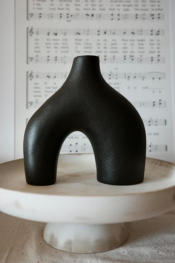 Carrot's Den Donut Vase, Olive Plant, Living Room, Modern Home - Image 7