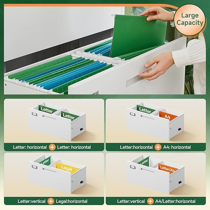 Letaya 4 Drawer File Cabinets - Image 5