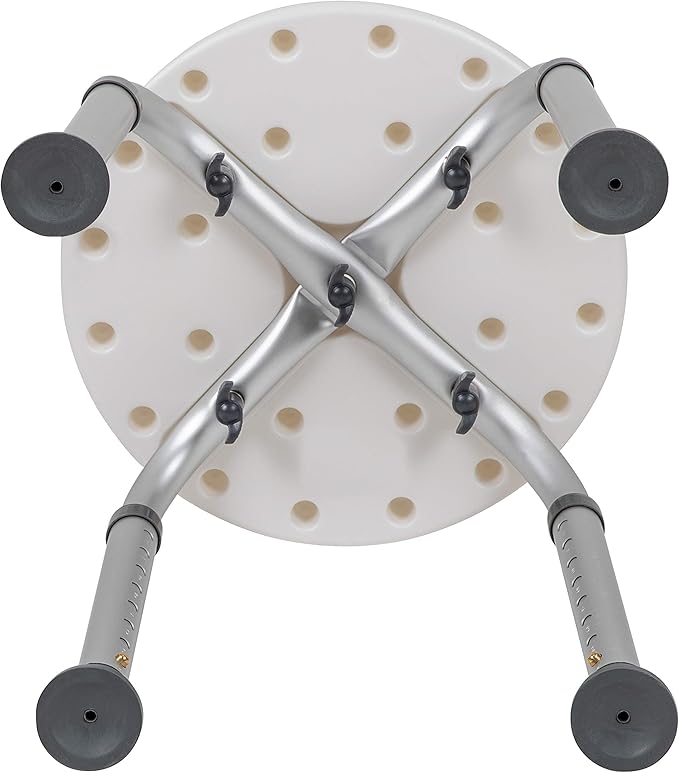 Flash Furniture Hercules Series Aluminum Bath and Shower Chair - Image 8