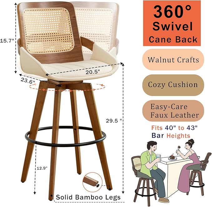 Bar Height Bar Stools Set of 4 - Image 2