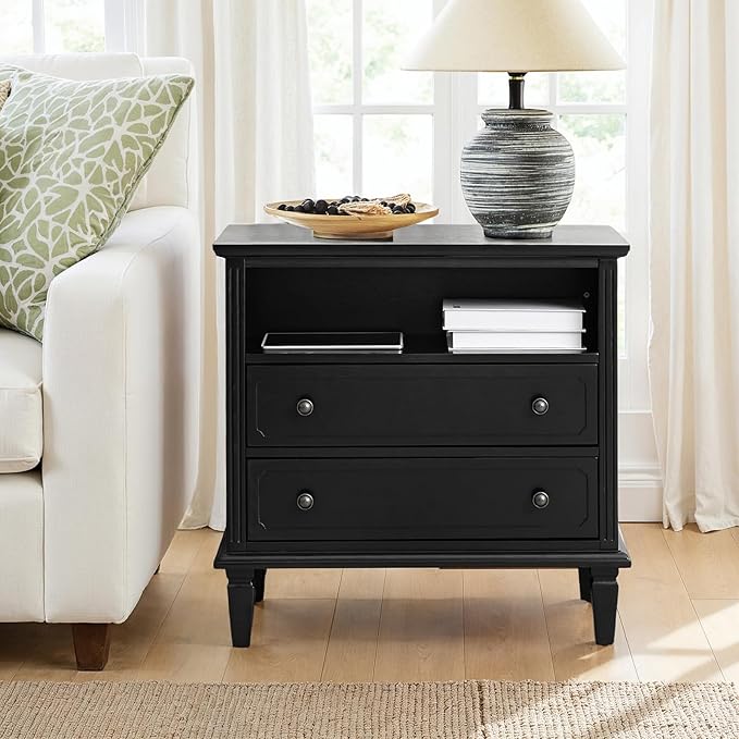 HULALA HOME Farmhouse End Table by HULALAHOME