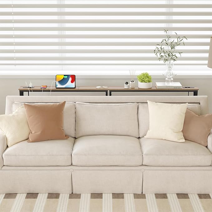 ELYKEN 5.9" Narrow Console Sofa Table - Image 2