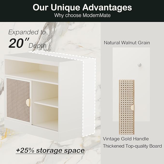 ModernMate Modern Wood Accent Cabinet - Image 7
