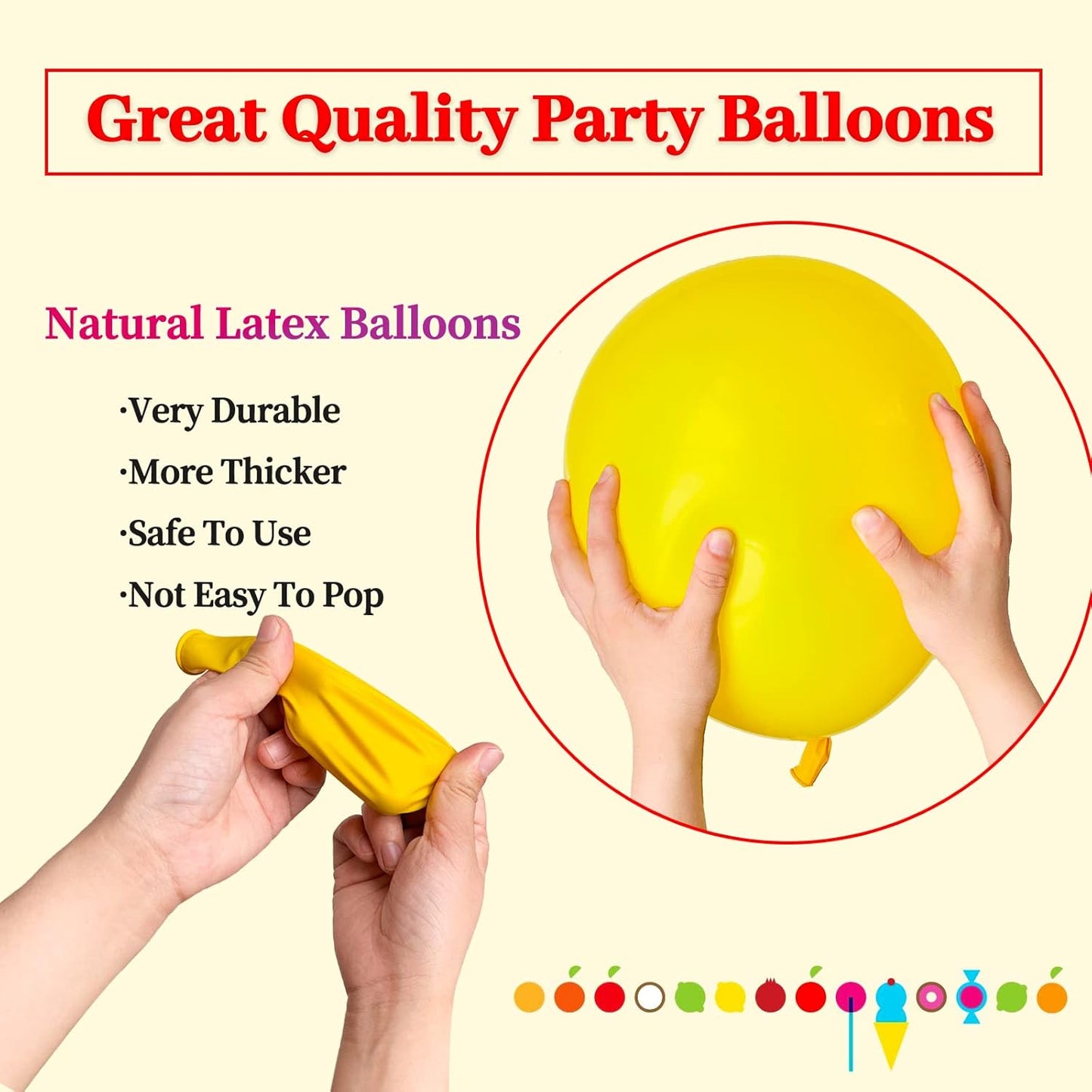 110pcs Yellow Balloons 12 Inch,Yellow Latex Balloons for Birthday Party Baby Shower Wedding(with 2 Ribbons).