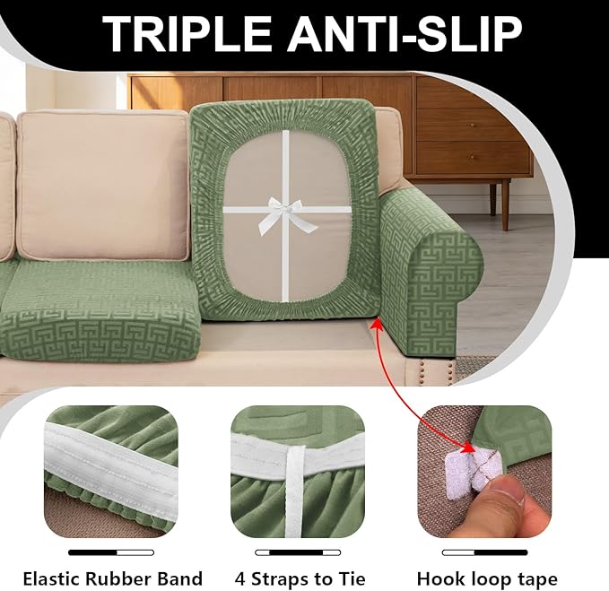 UNBBRRL Stretch Couch Seat Cushion Cover - Image 3
