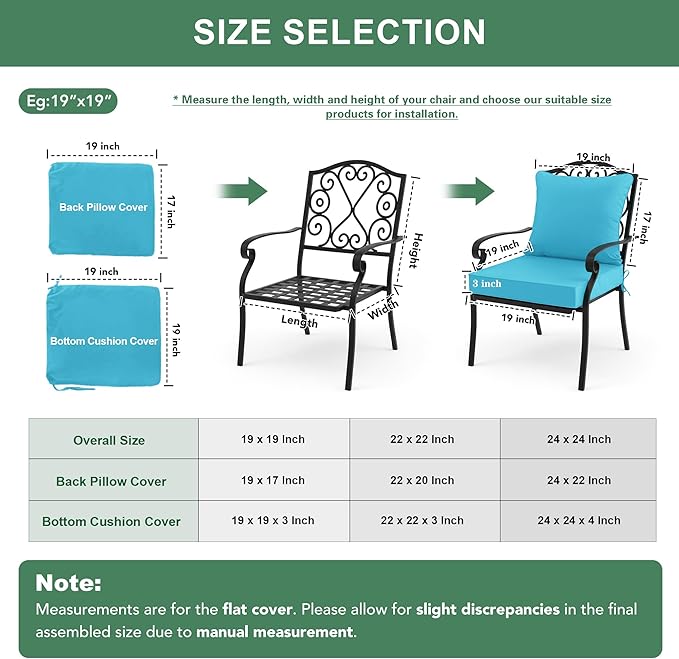 Summsun Waterproof Outdoor Cushions - Image 7