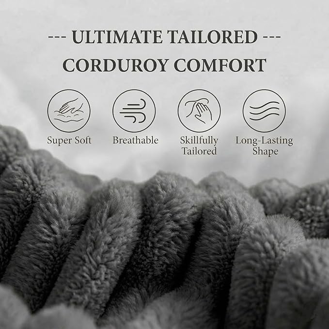 78" 4-in-1 Convertible Sofa Bed, Boneless Corduroy Sleeper Couch - Image 6