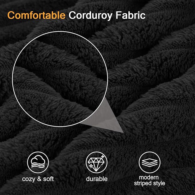 COMAX Convertible Sofa Bed, Folding Floor Couch Corduroy Fold Out Couch Bed - Image 7