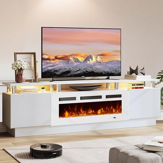 70" TV Stand for Living Room, Entertainment Center & Media Console by Unknown