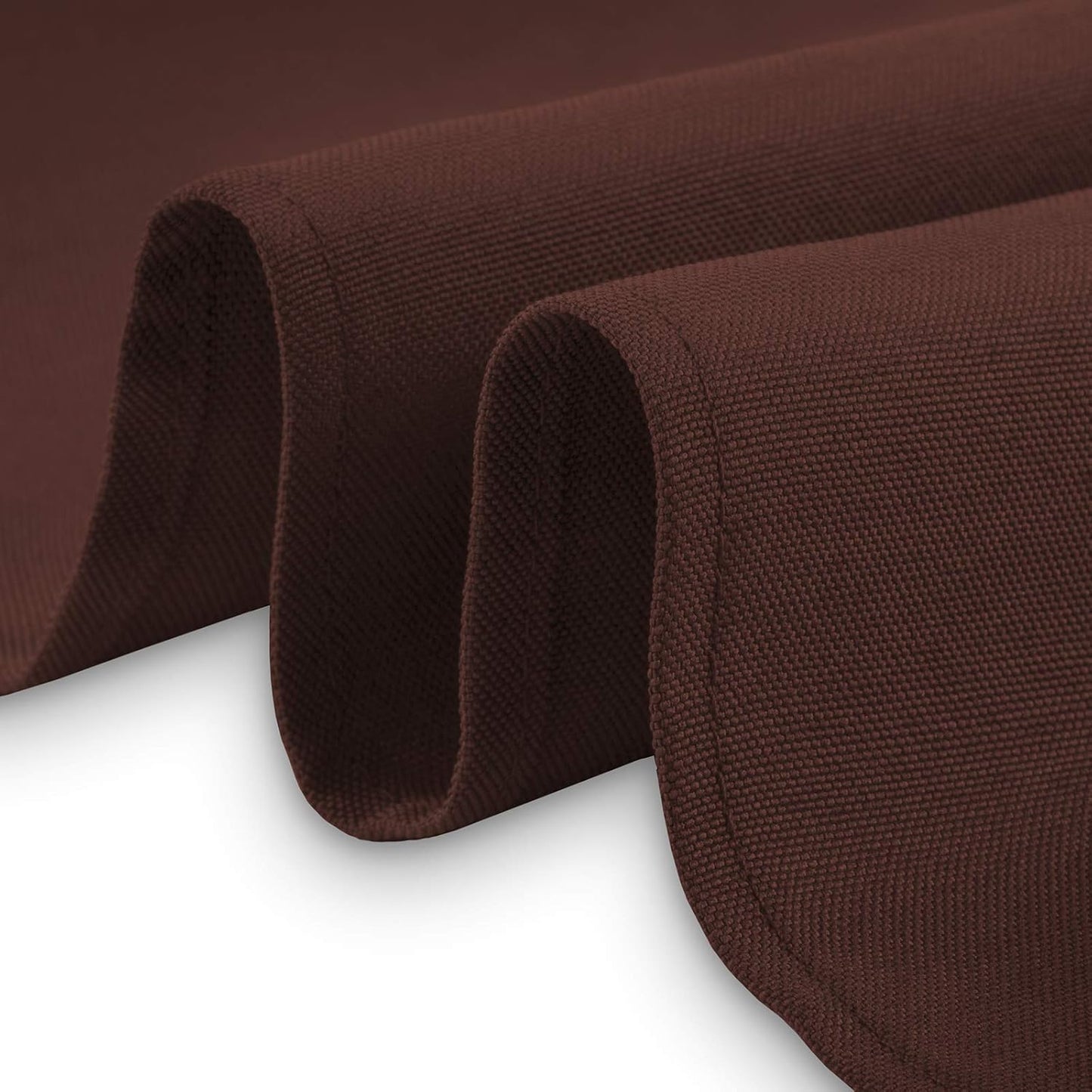 Lann's Linens - 10 Premium 70" Square Tablecloths for Wedding/Banquet/Restaurant - Polyester Fabric Table Cloth - Chocolate Brown