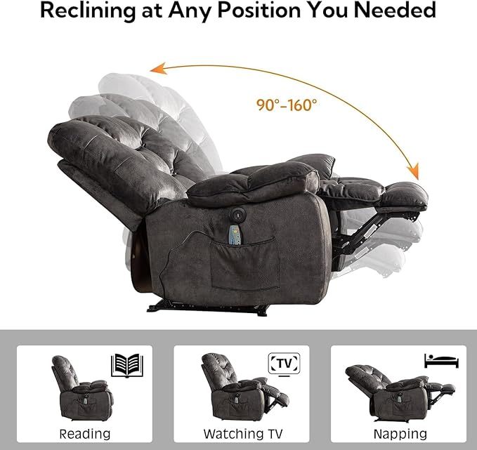 HAOMARKETS Power Recliner Chair Set of 2 - Image 4