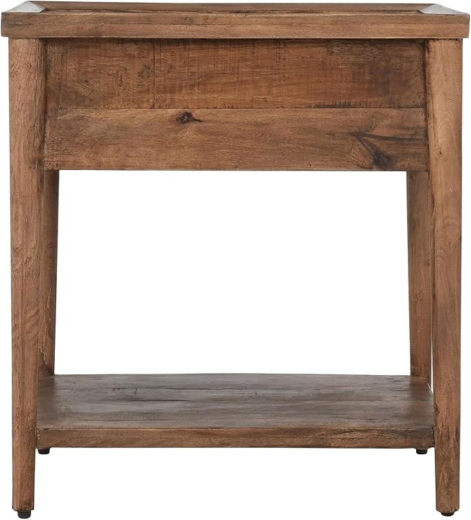 Kosas Home Ciaria Transitional Mango Wood End Table in Medium Brown - Image 9