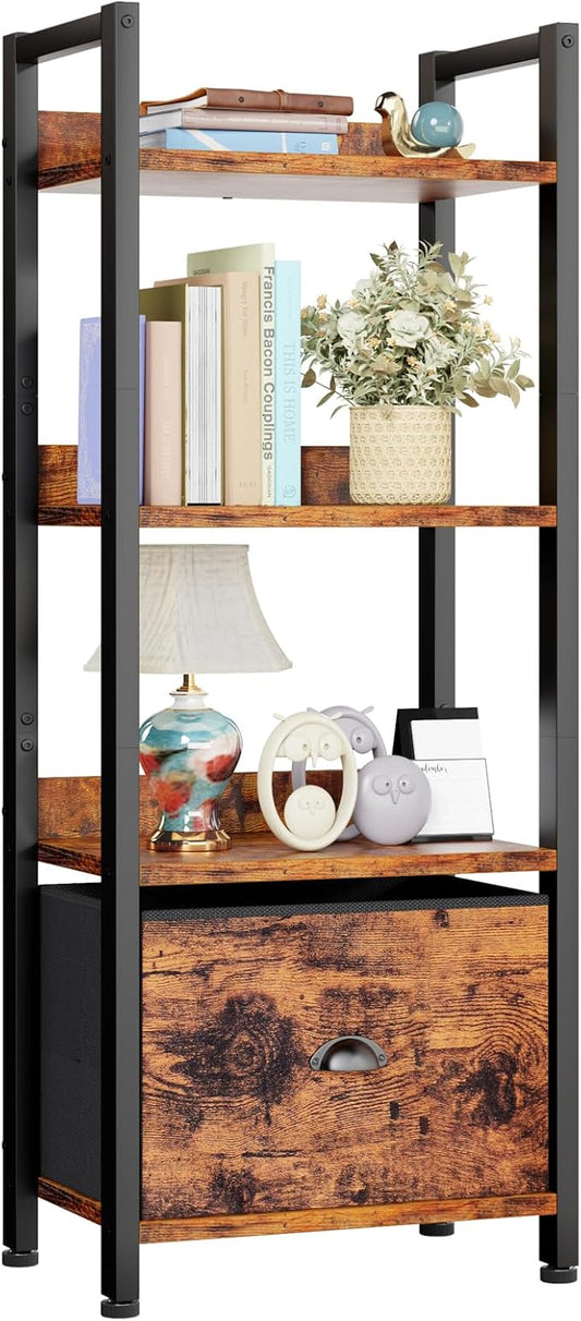 Furologee 4 Tier Bookshelf by Furologee
