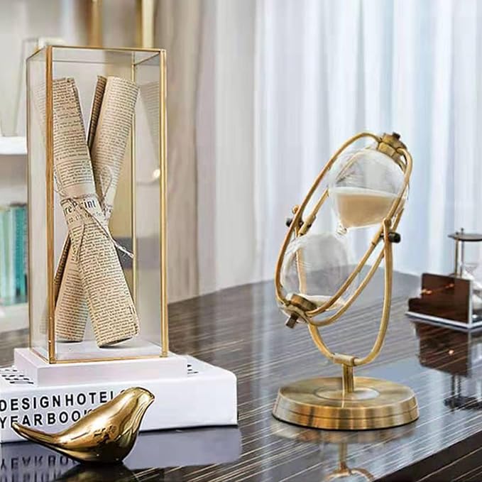 Golden Embossed Hourglass Timer - Image 8
