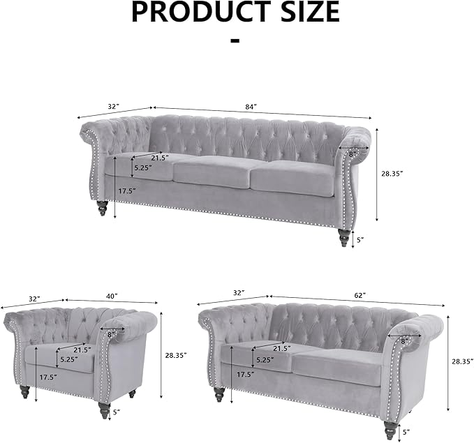 AVZEAR Living Room Accent Chair, Upholstered Sofa Chair Single Sofa Chair - Image 2