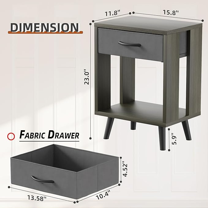 GYIIYUO Nightstands Set of 2 - Image 3