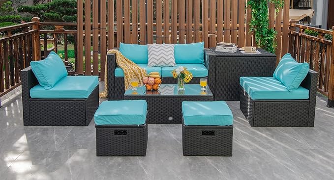Tangkula 8 Pieces Patio Furniture Set by TANGKULA